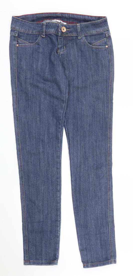 TALLY WEiJL Womens Blue  Denim Skinny Jeans Size 10 L33 in