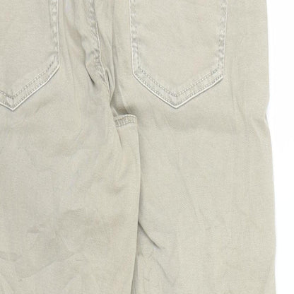 Cambio Womens Beige   Capri Jeans Size 6 L23 in