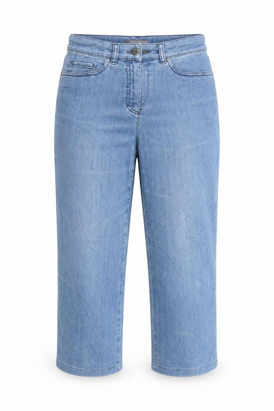 GARDEUR Womens Blue  Denim Capri Jeans Size 30 in L25 in