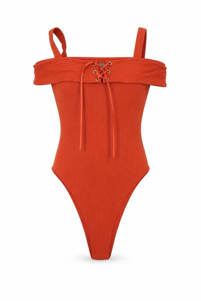 Primark Womens Orange   Bodysuit One-Piece Size 6