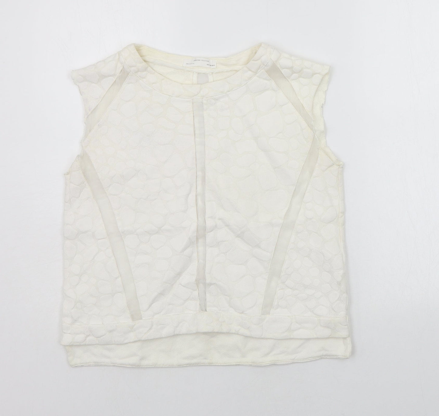 Zara Womens Beige   Basic Blouse Size M