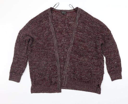 New Look Womens Purple   Cardigan Jumper Size 10