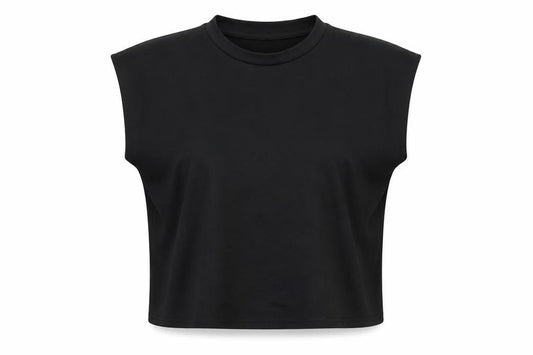 Misspap Womens Black   Camisole T-Shirt Size M