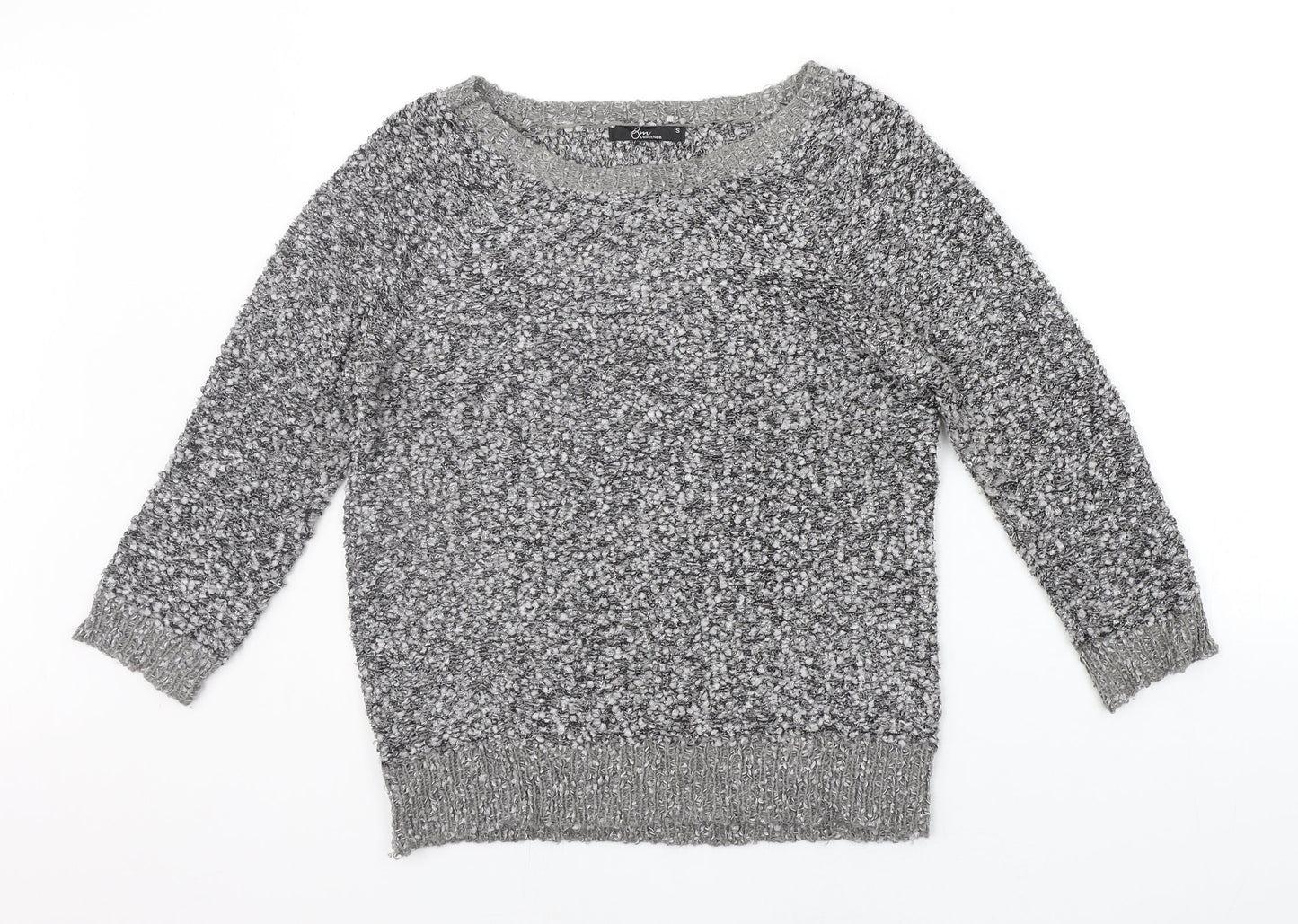 bm collection Womens Grey   Pullover Jumper Size S