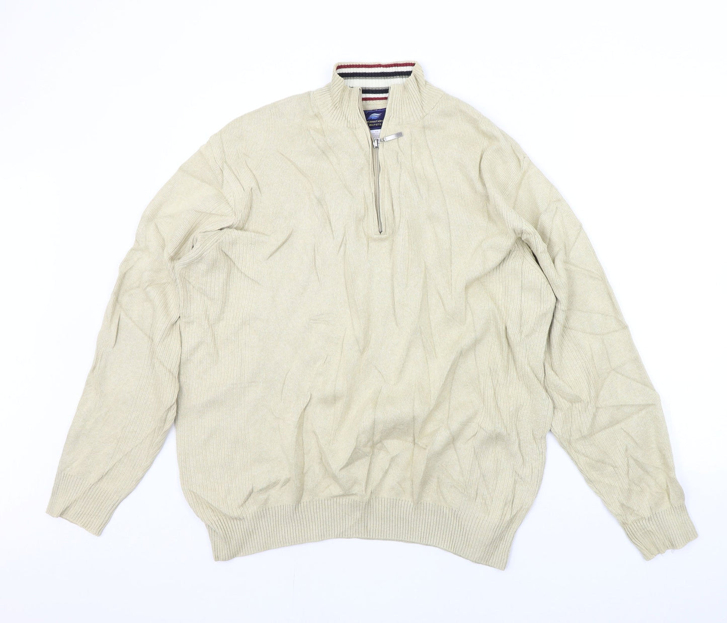 international waters Womens Beige   Pullover Jumper Size L
