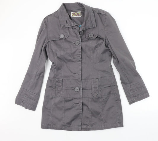 Frida G Womens Grey   Jacket Coat Size 10