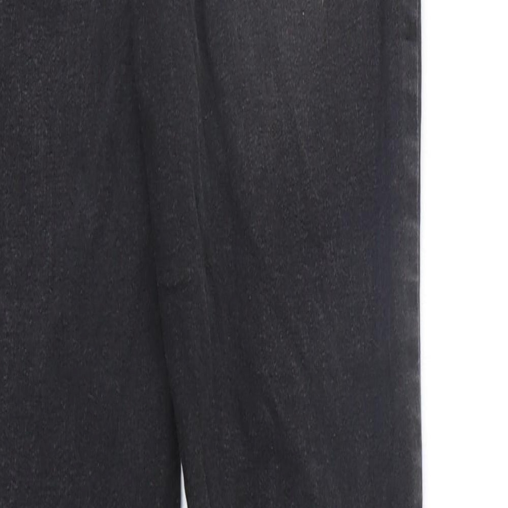 Denim & Co. Womens Black   Straight Jeans Size 12 L25 in