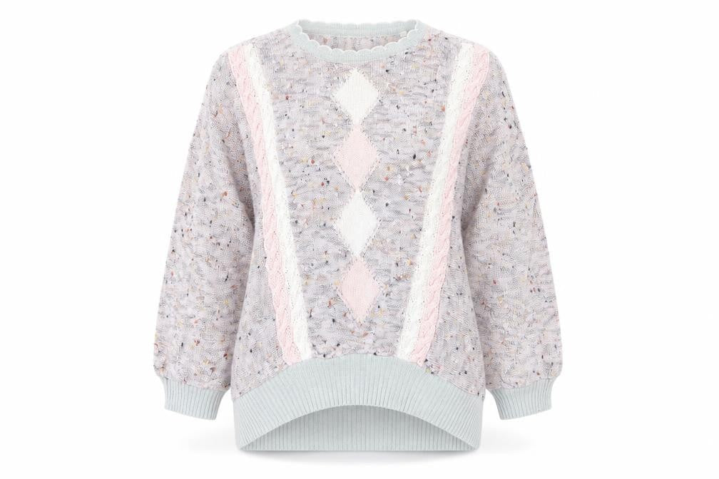 GRAZIA Womens Multicoloured   Pullover Jumper Size 12