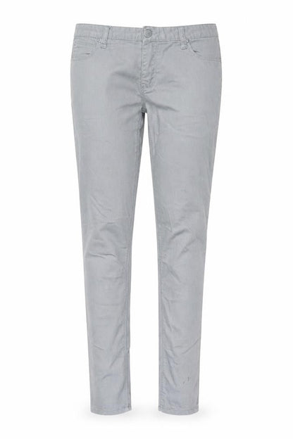 Denim & Co. Womens Grey   Trousers  Size 12 L31 in