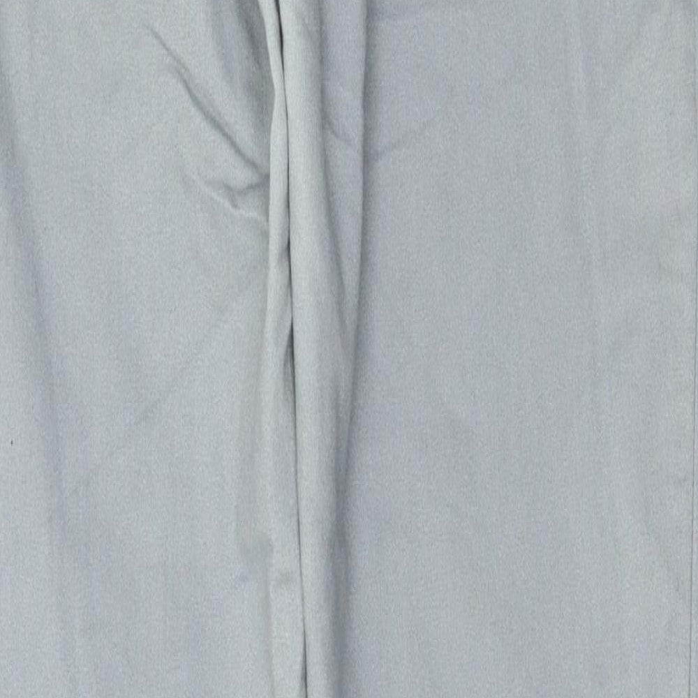 Denim & Co. Womens Grey   Trousers  Size 12 L31 in