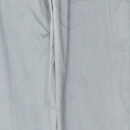 Denim & Co. Womens Grey   Trousers  Size 12 L31 in