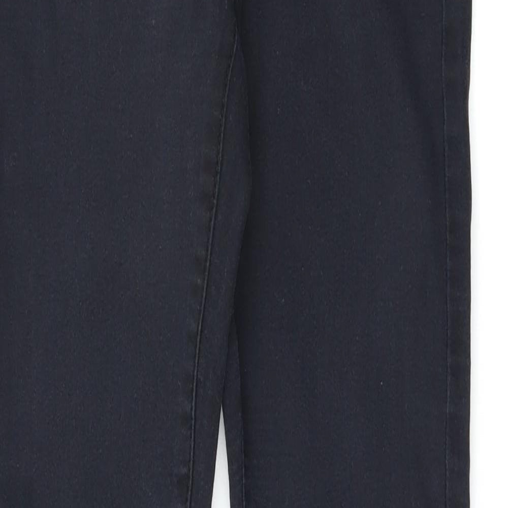 Denim & Co. Womens Black   Skinny Jeans Size 8 L29 in