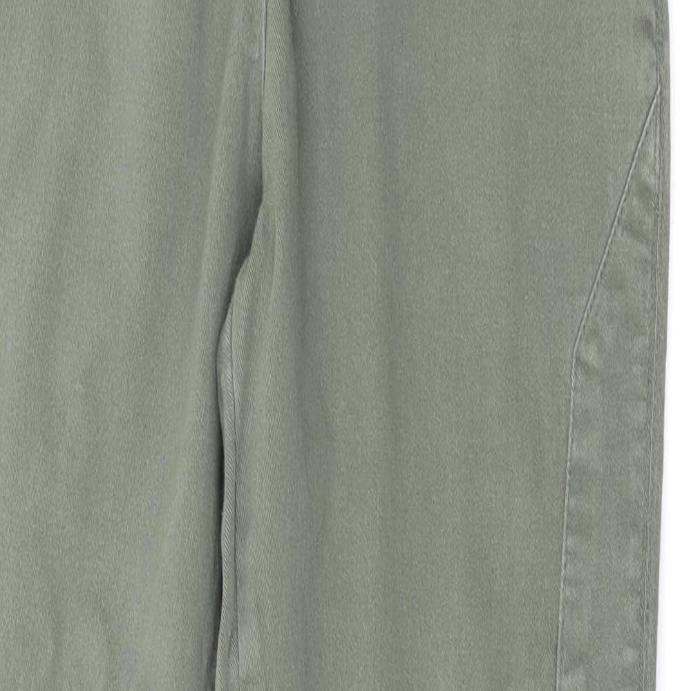 Wallis Womens Green   Skinny Jeans Size 14 L30 in
