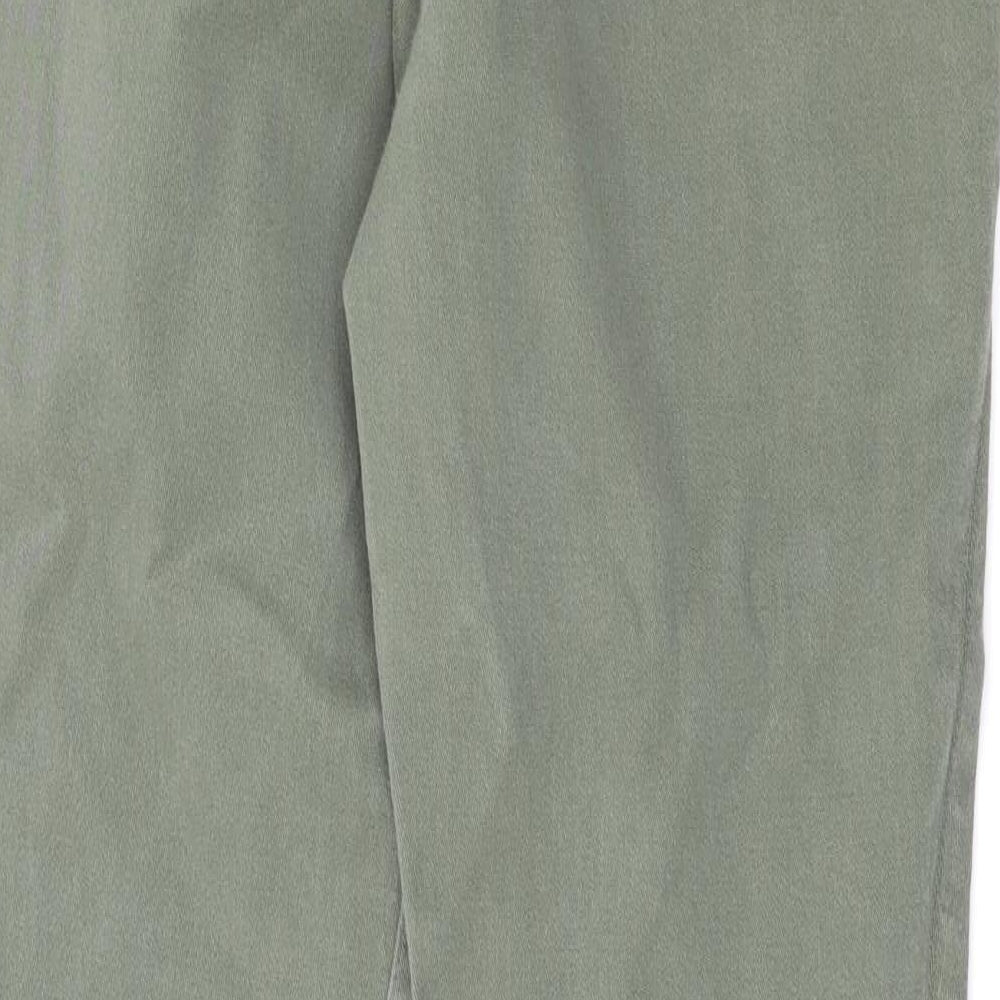 Wallis Womens Green   Skinny Jeans Size 14 L30 in