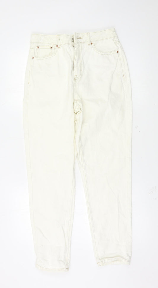 Preworn Womens White   Straight Jeans Size 28 L32 in