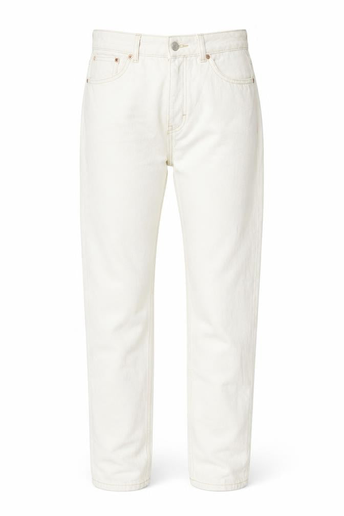 Preworn Womens White   Straight Jeans Size 28 L32 in