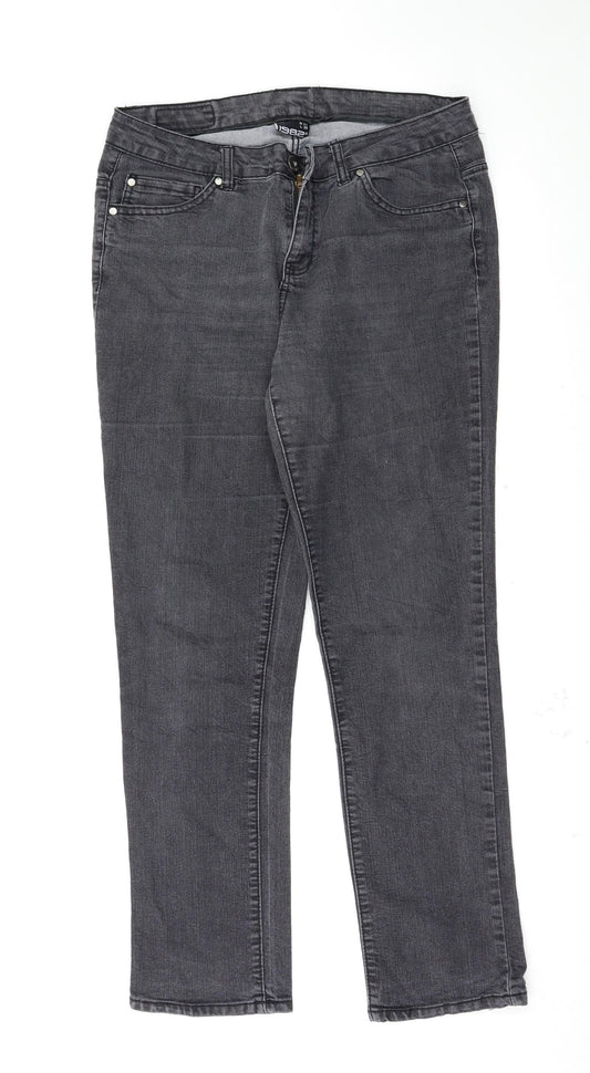 1982 Womens Black   Straight Jeans Size 33 L30 in