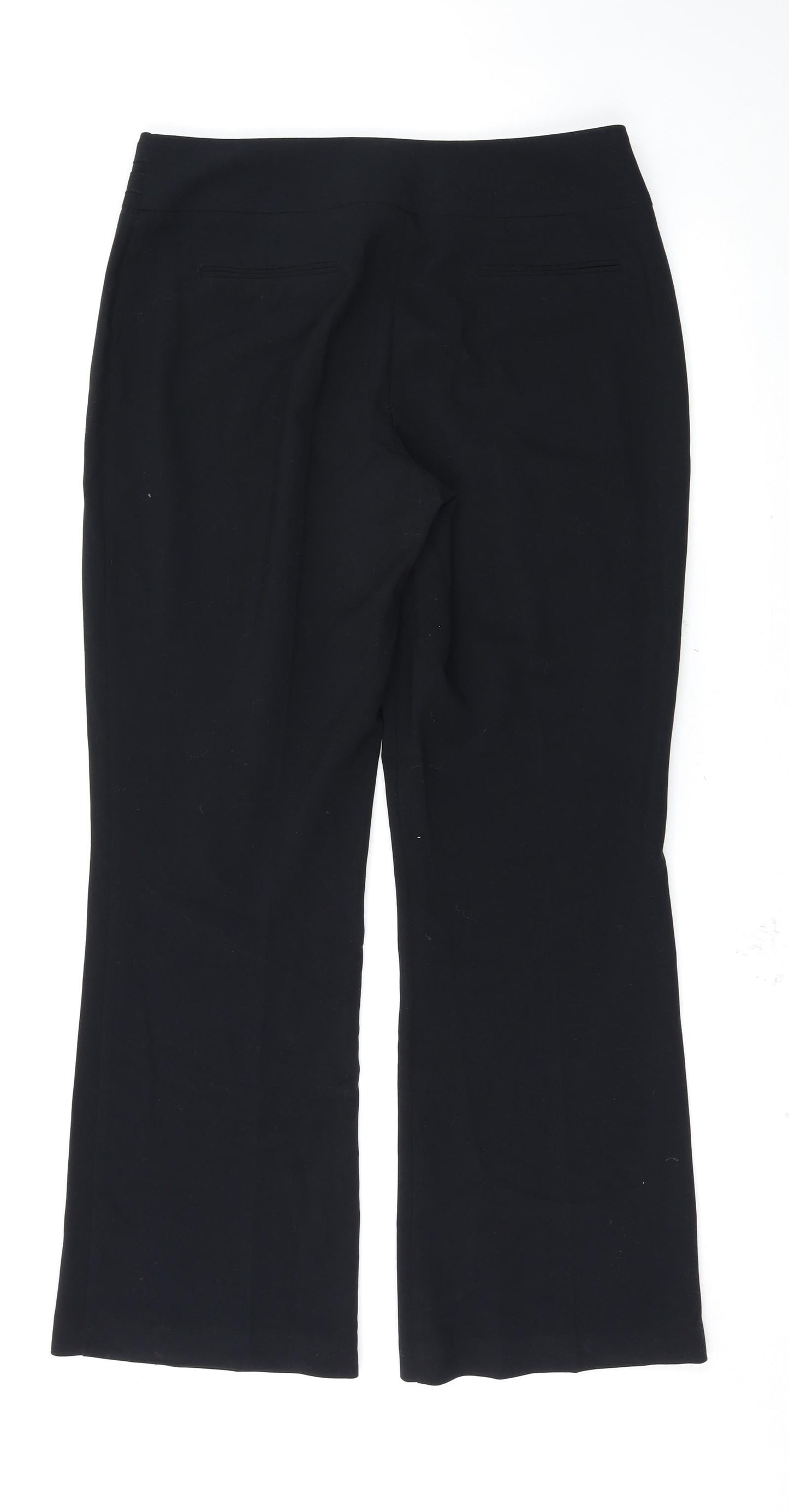 Marks and Spencer Womens Black   Trousers  Size 14 L30 in