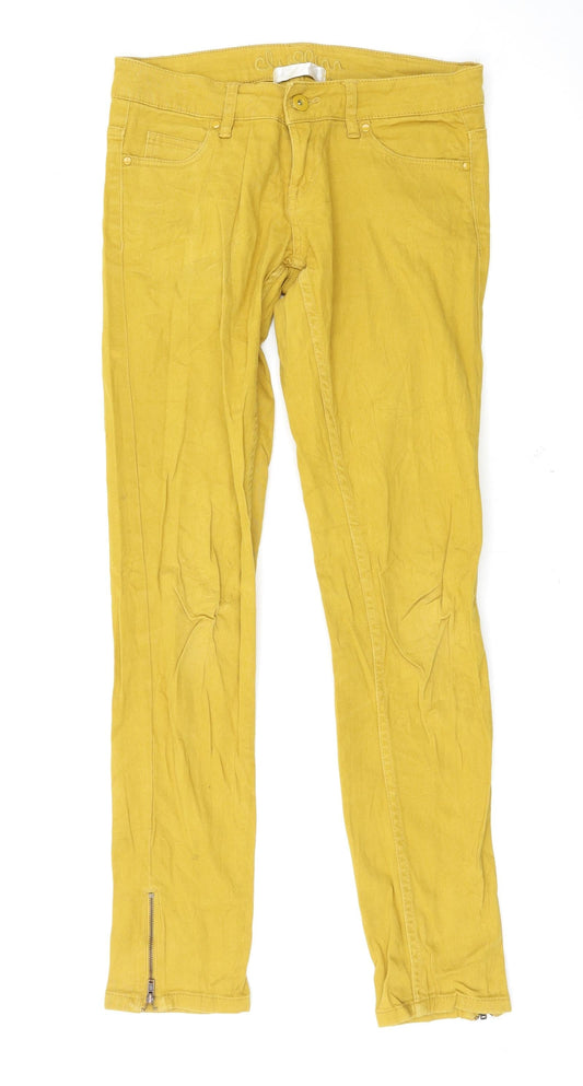 Preworn Womens Yellow   Skinny Jeans Size 30 L30 in