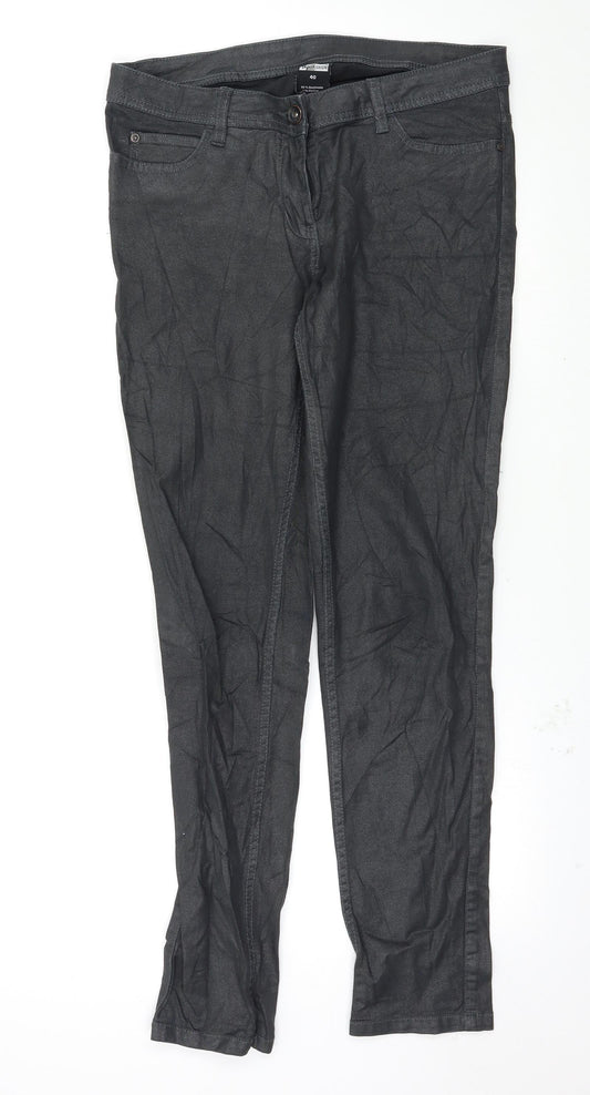 UpFashion Womens Black   Skinny Jeans Size 12 L30 in