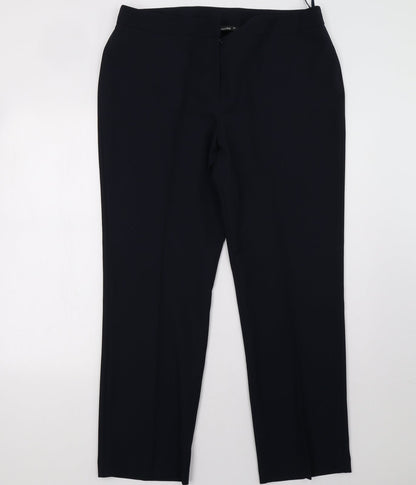 Bonmarché Womens Blue Trousers Size 16 L32 in