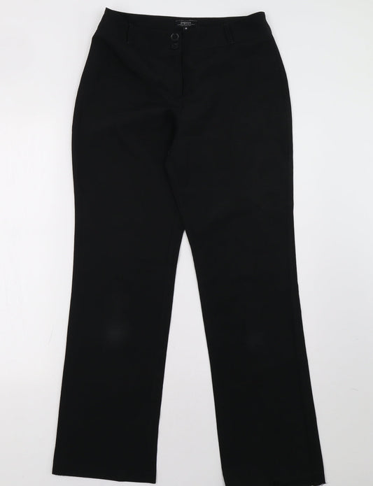 matal Womens Black   Trousers  Size 10 L30 in