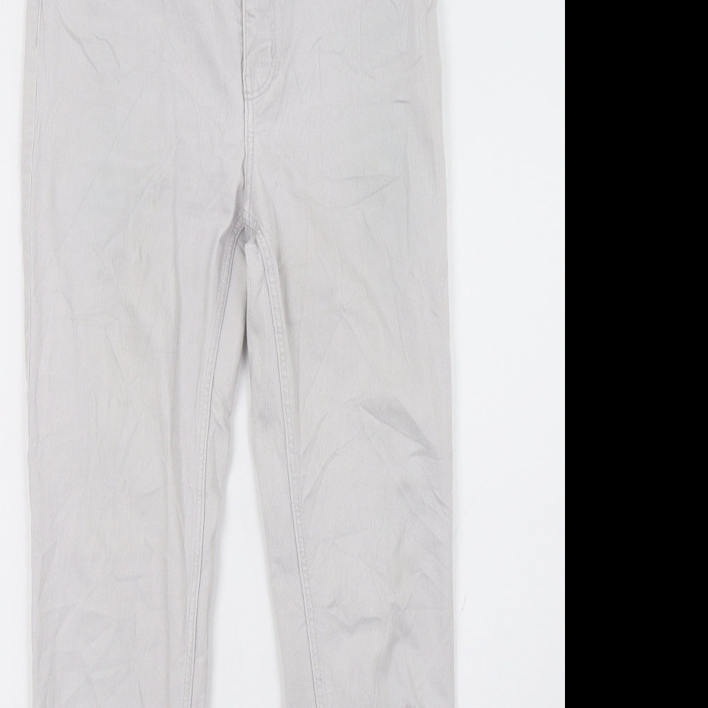 H&M Womens Grey   Skinny Jeans Size 8 L30 in