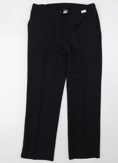 Preloved Dimensions Womens Black   Trousers  Size 12 L30 in - Front
