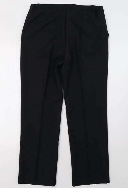 Preloved Dimensions Womens Black   Trousers  Size 12 L30 in - Back