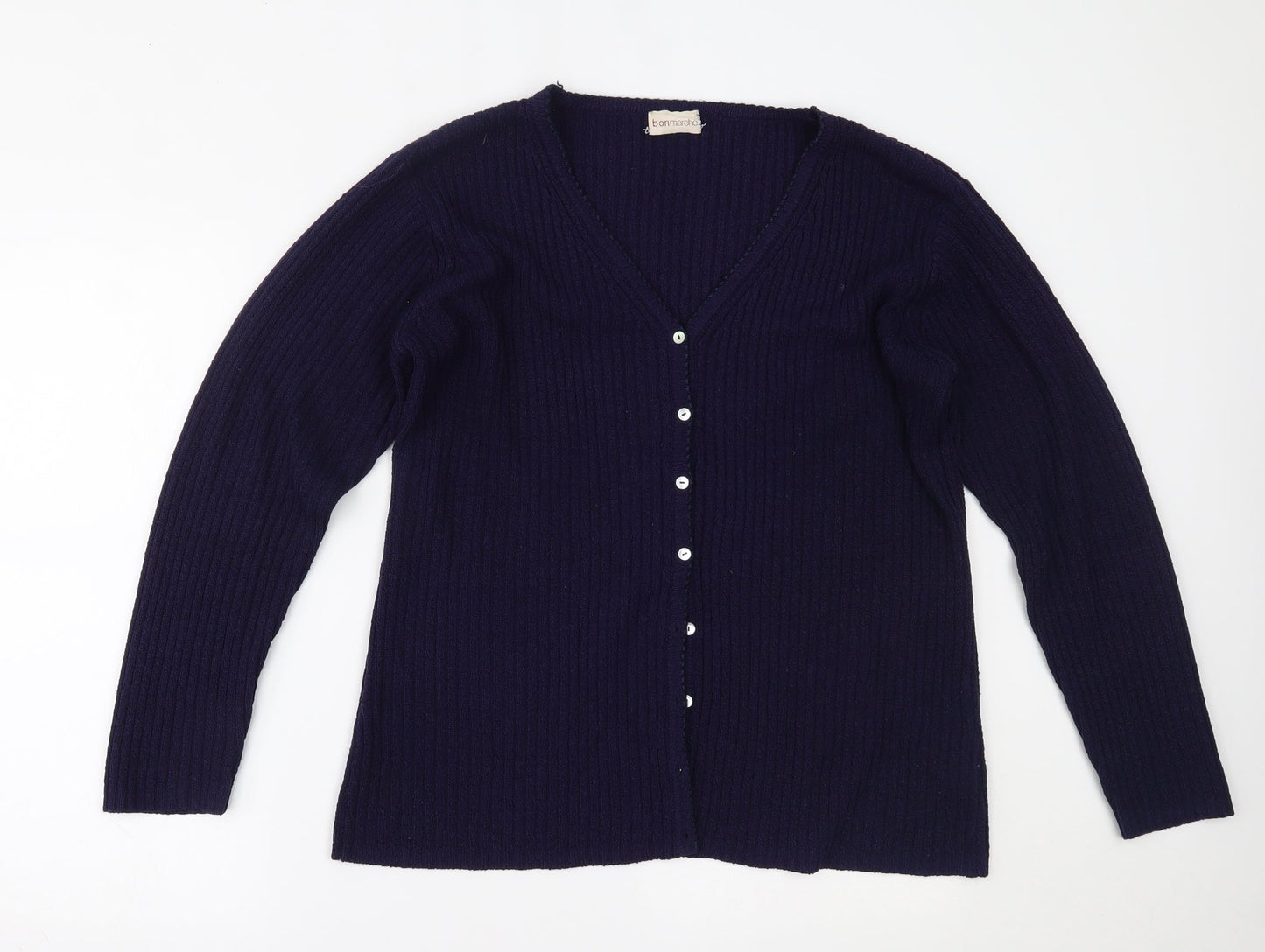 Bonmarché Womens Purple   Cardigan Jumper Size M
