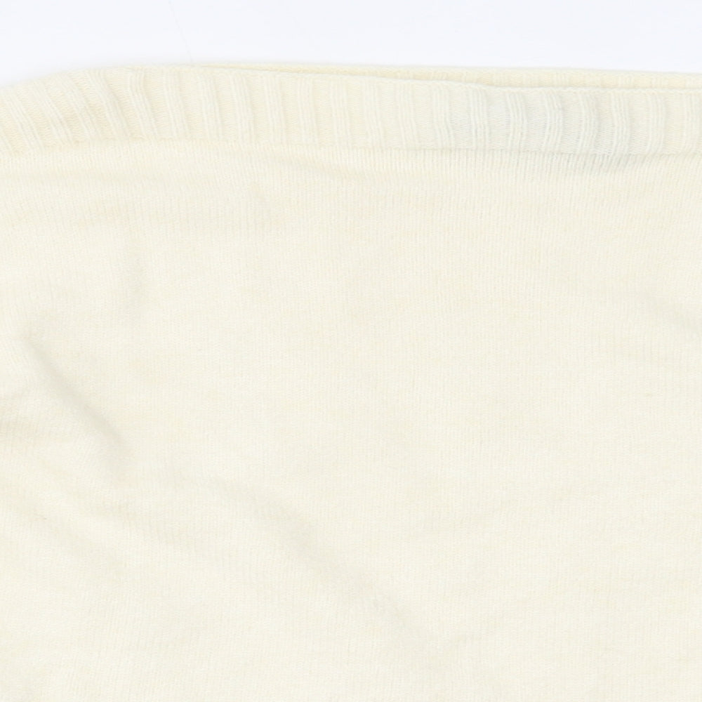 Peppercorn Womens Ivory   Basic Blouse Size M