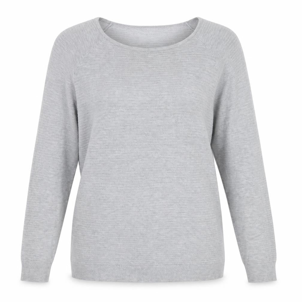 Avenue Womens Grey   Basic Blouse Size 14