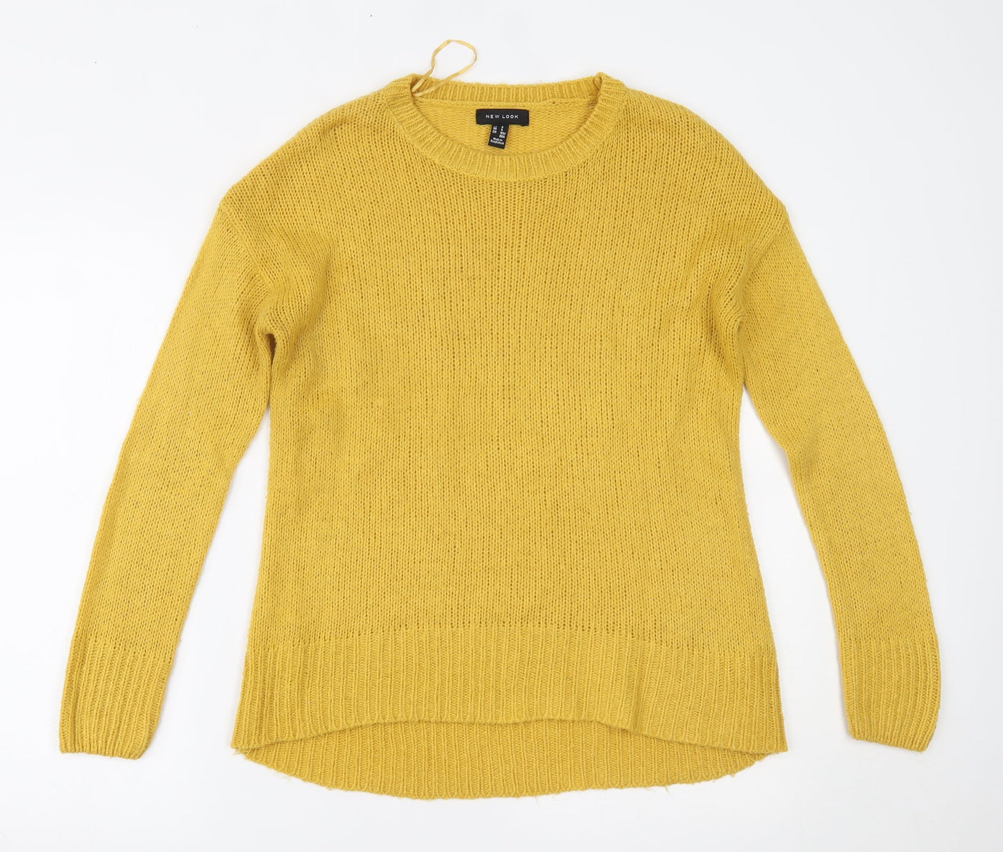 New Look Womens Yellow   Pullover Jumper Size S