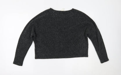 H&M Womens Grey   Pullover Jumper Size XS