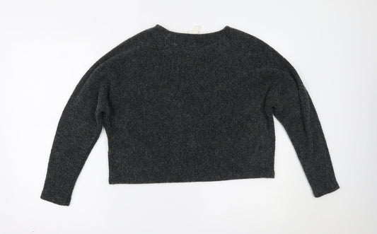 H&M Womens Grey   Pullover Jumper Size XS