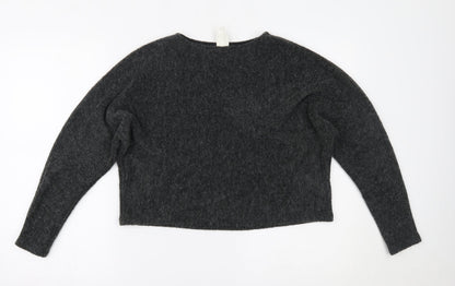 H&M Womens Grey   Pullover Jumper Size XS