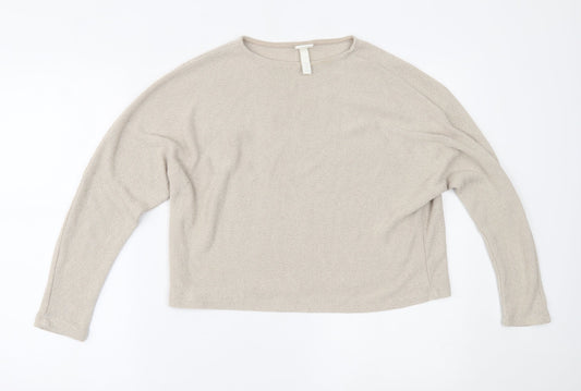 H&M Womens Ivory   Basic Blouse Size XS