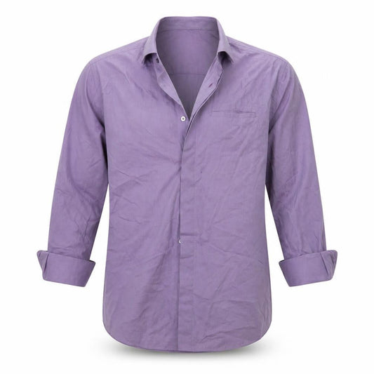 F&F Mens Purple    Button-Up Size M