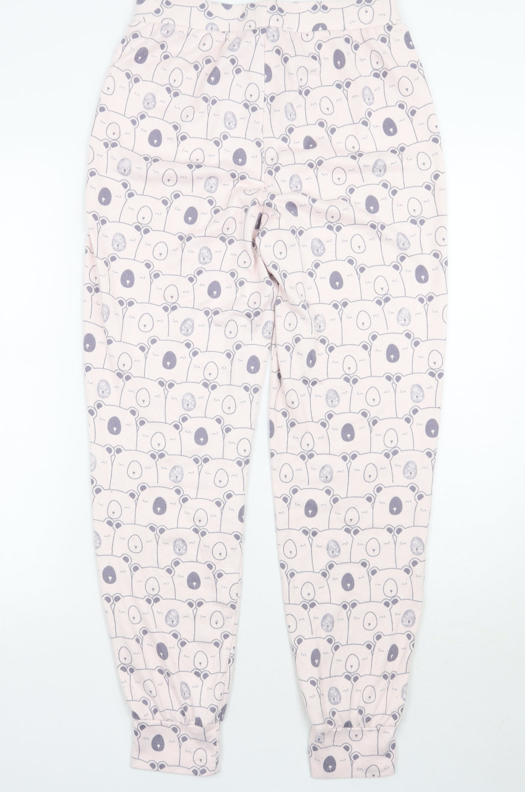 Matalan Womens Pink Geometric  Top Pyjama Pants Size S