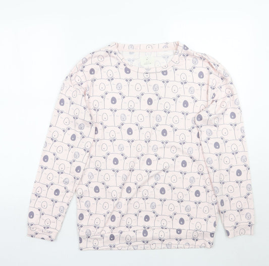 Matalan Womens Pink Geometric  Top Pyjama Top Size S