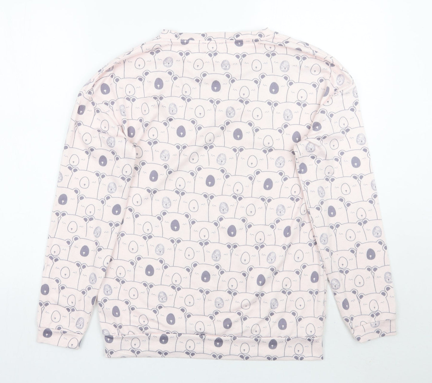 Matalan Womens Pink Geometric  Top Pyjama Top Size S
