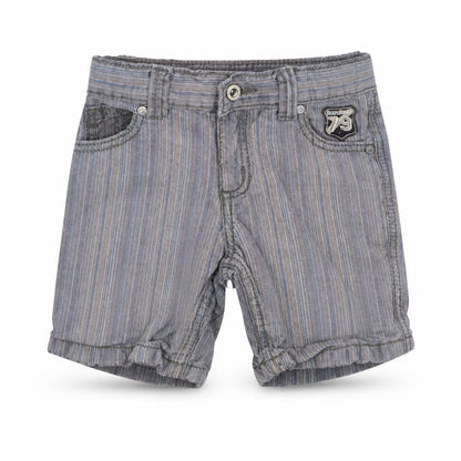 Pumkin Patch Boys Blue Striped  Cropped Jeans Size 12 Months