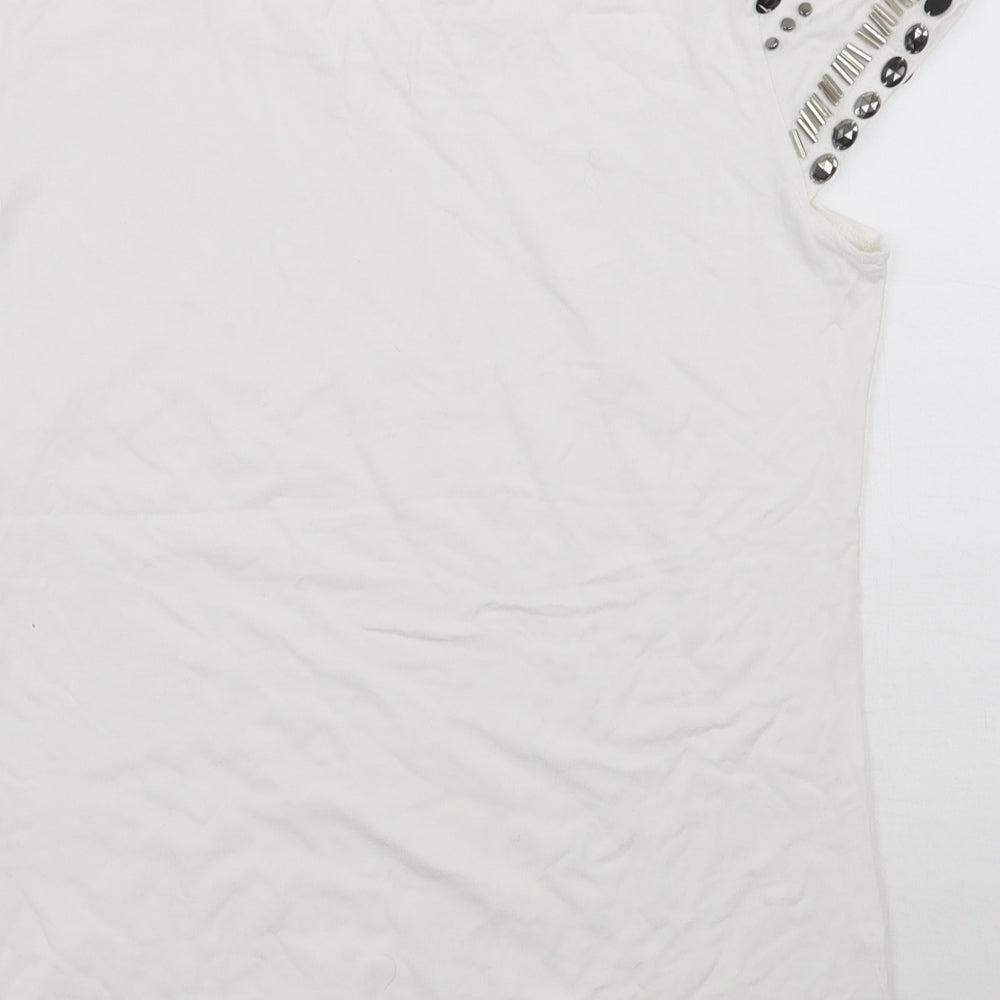 Capsule Womens White   Basic T-Shirt Size S