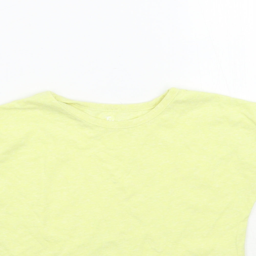 TU Girls Yellow   Basic T-Shirt Size 4 Years