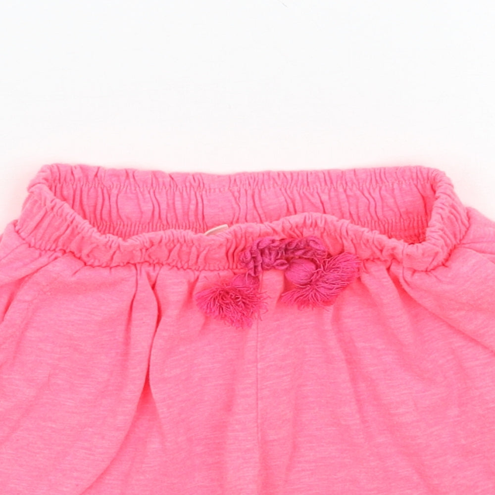 TU Girls Pink   Sweat Shorts Size 2 Years