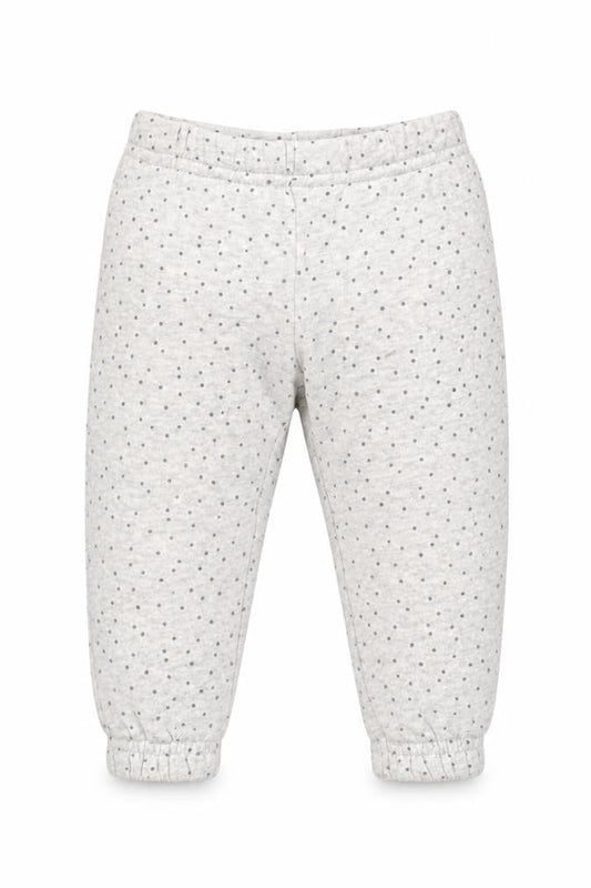 Primark Girls Grey Polka Dot  Jogger Trousers Size 9-12 Months