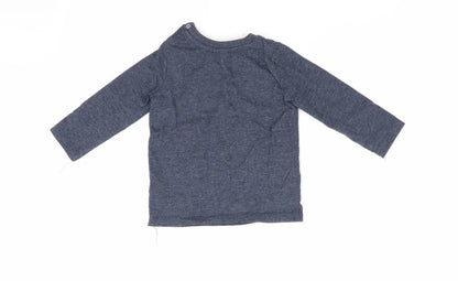 F&F Boys Blue   Basic Casual Size 9-12 Months  - Little Dude