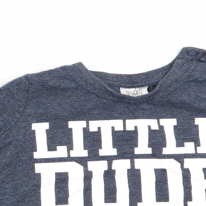 F&F Boys Blue   Basic Casual Size 9-12 Months  - Little Dude