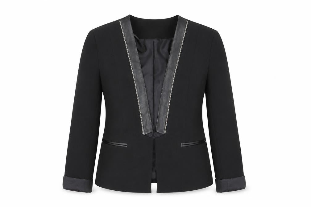 Atmosphere Womens Black   Jacket  Size 10  - Collarless