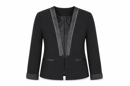 Atmosphere Womens Black   Jacket  Size 10  - Collarless